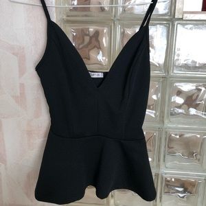 Arden B black peplum S